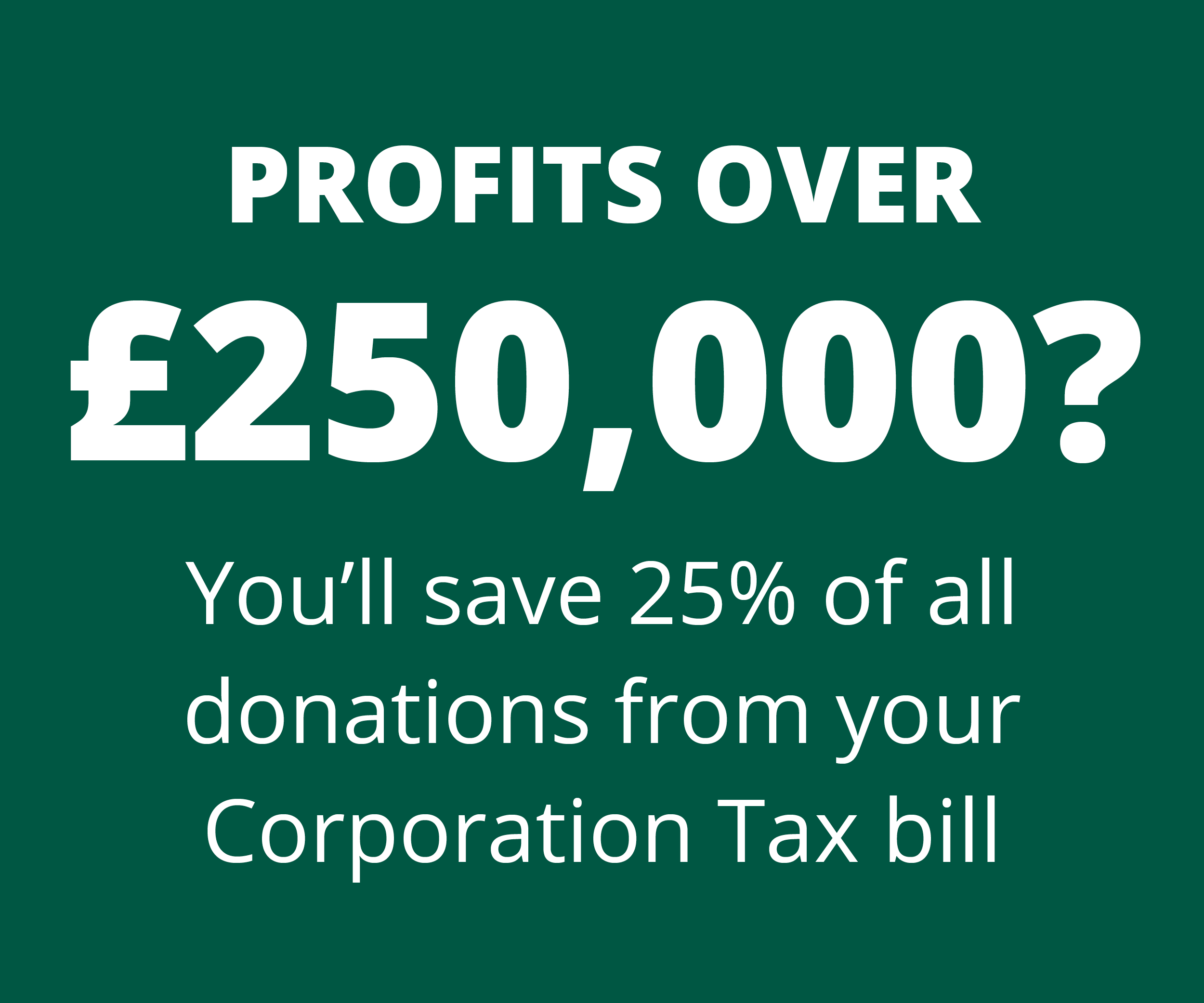 Profits over £250,000