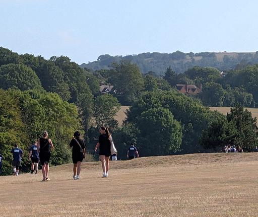 Three People Open Space