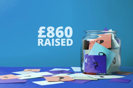 Quiz raises £860